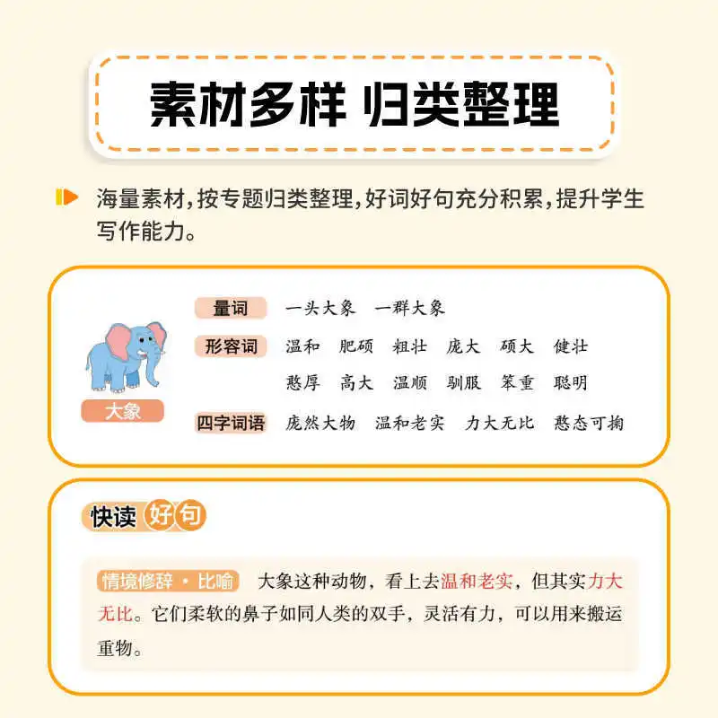 تصنيف شامل لمواد اللغة الصينية في المدارس الابتدائية، مع كلمات جيدة، جمل، فقرات