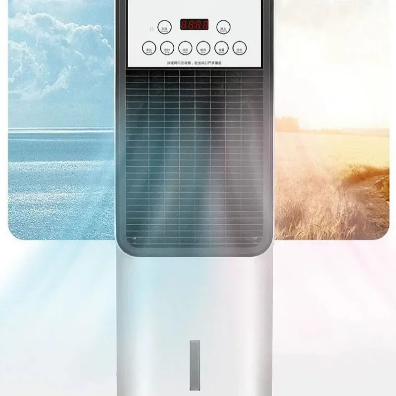 Dual Purpose Air Cooler and Heater, Portable Evaporative Cooling Fan with Heating, Humidifying Air Conditioner for Home Use