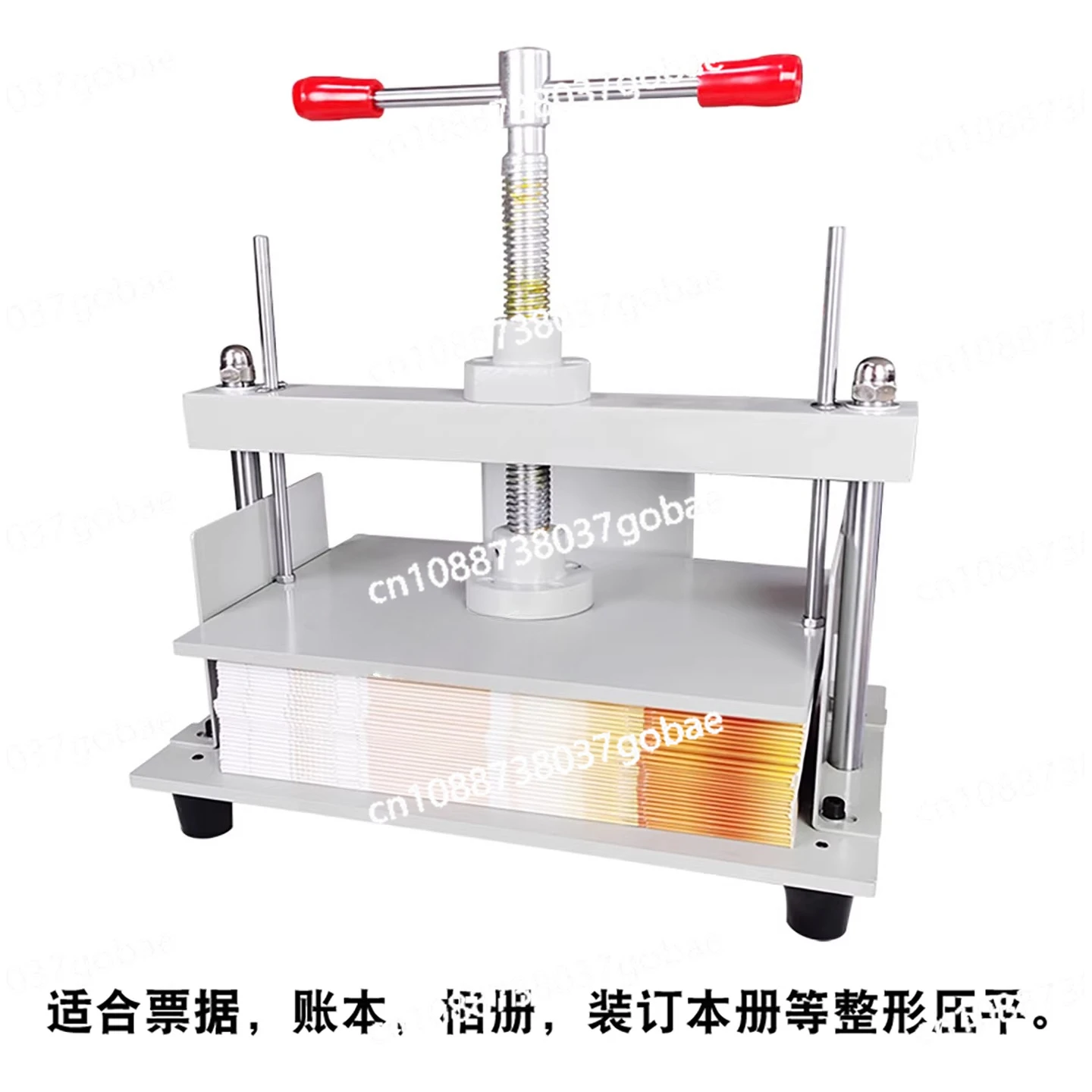 A4A3 Manual Flattening Machine Book Receipt Bill Book Office Financial Advertising Sheet Binding and Finishing Machine
