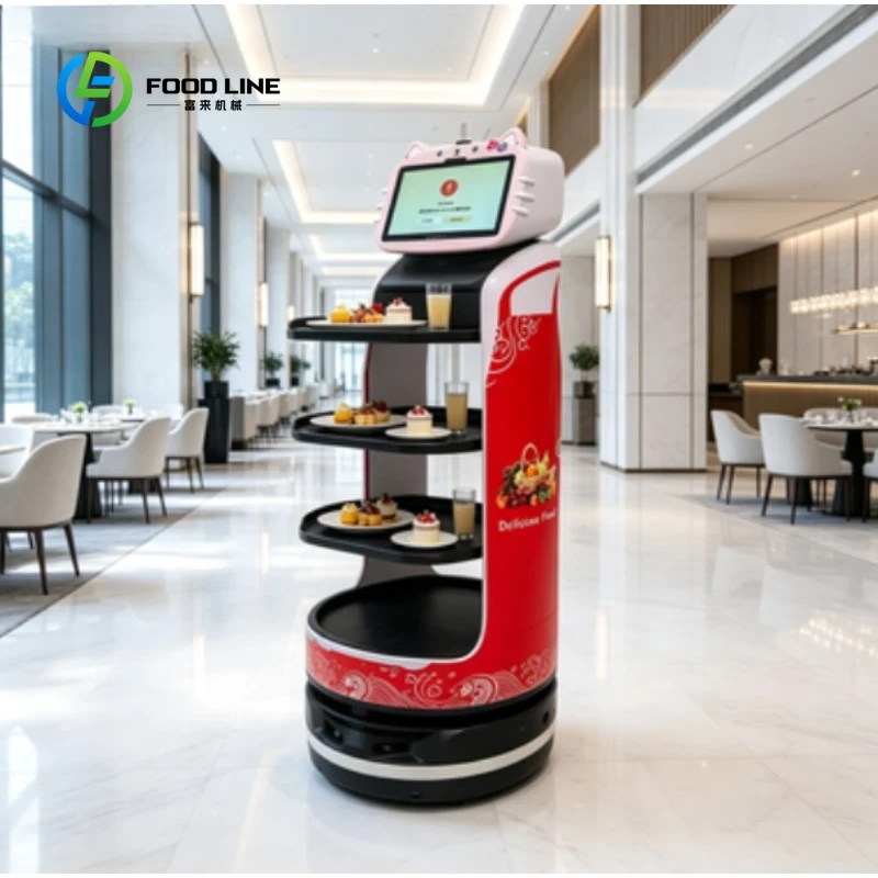 Custom Autonomous Navigation Robot, Outdoor & Home Smart Food Delivery Robot for Commercial Catering Logistics