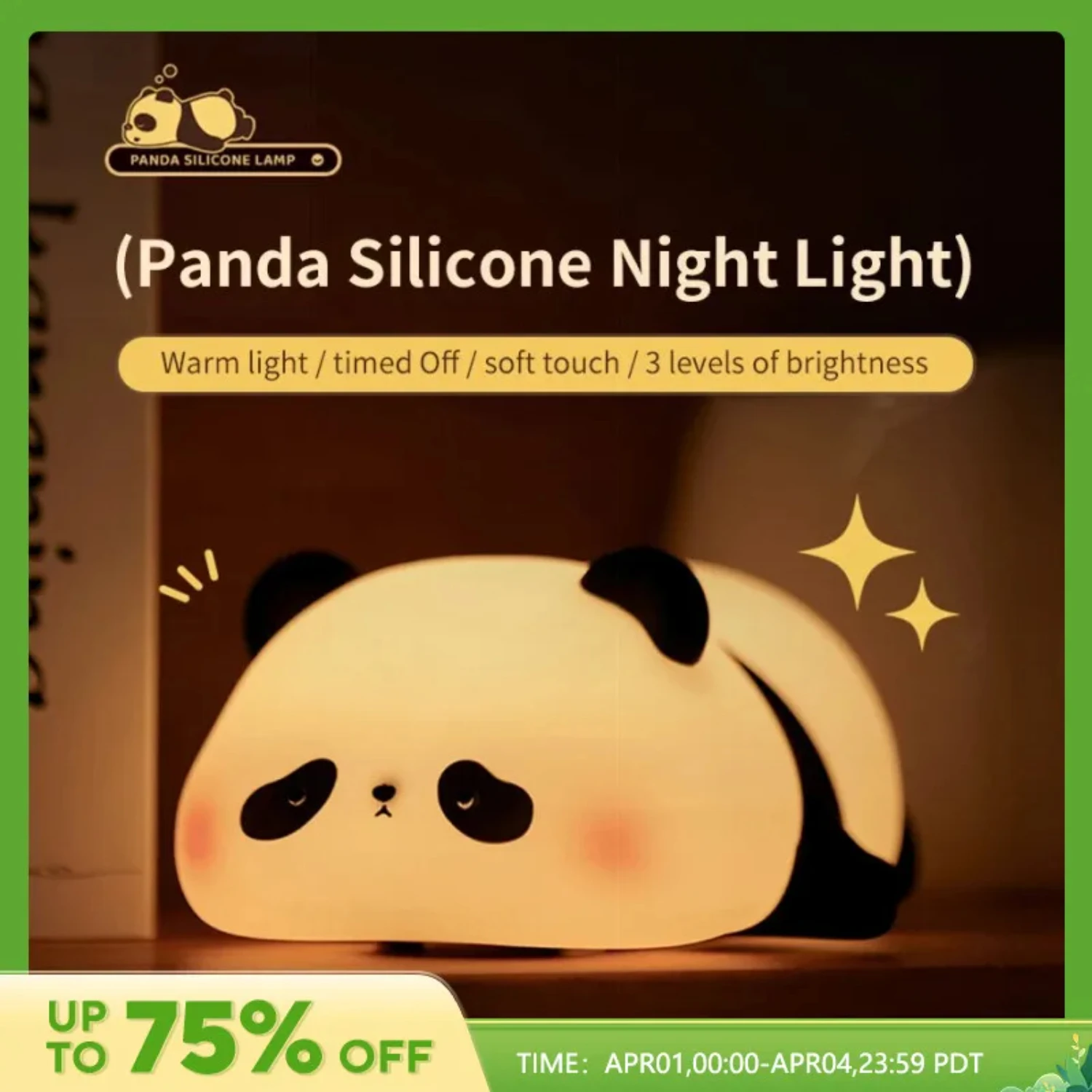 Adorable and Lovely Cartoon Silicone LED Night Light Sensor for Kids - Cute and Charming Child Holiday Christmas Gift, Beautiful