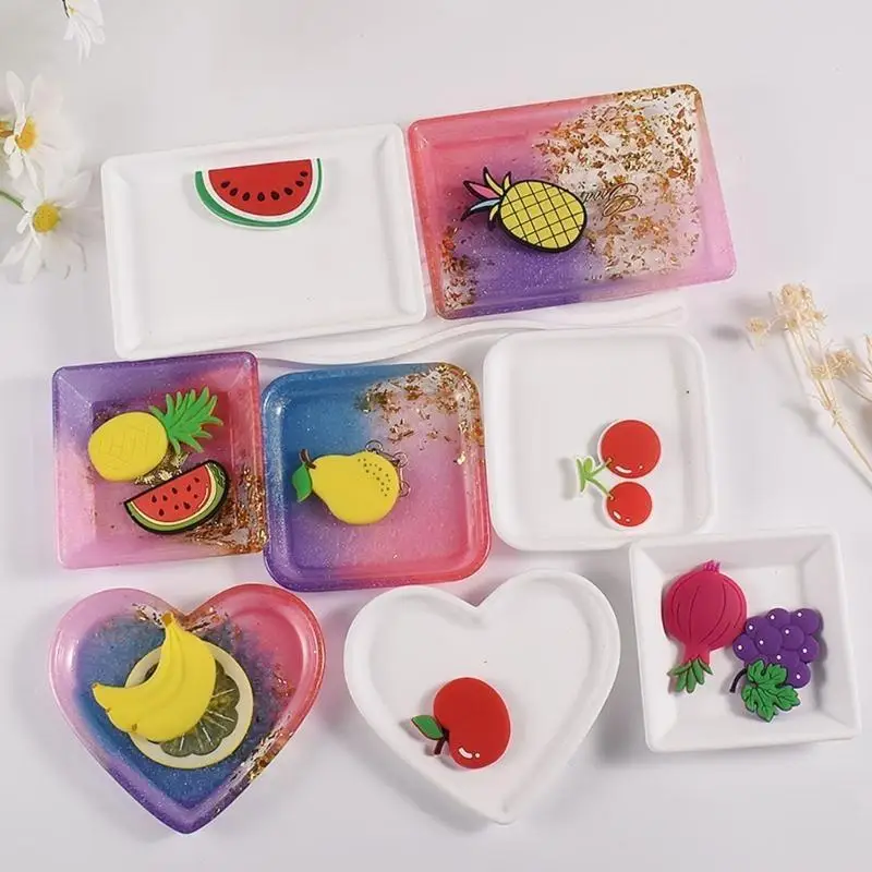 A52E Cup Tray Mould DIY Moulds for DIY Epoxy Resin Casting Craft Decorations