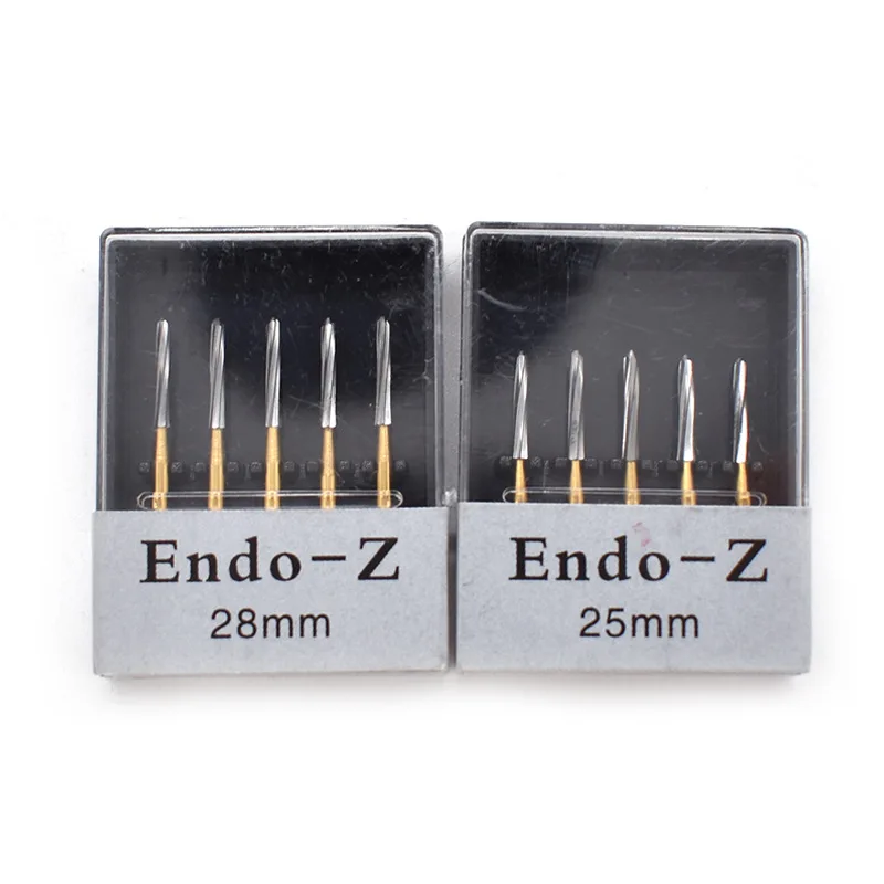 2×5Pcs/Box Dental Tungsten Carbide Burs EndoZ Drill FG Endodontic Polishing Surgical Bone Cutters Bit Dentistry High Speed