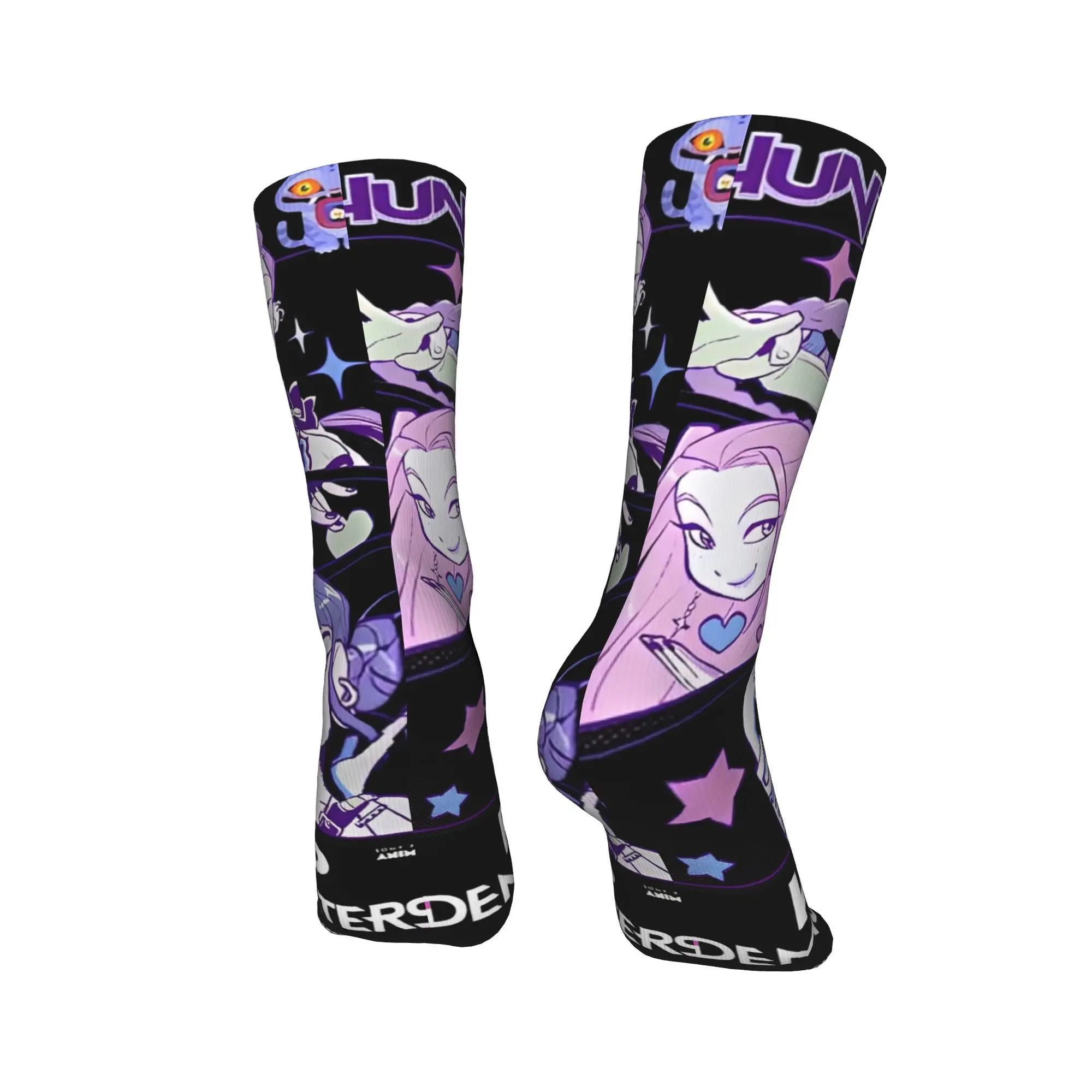 Saja Boys Kpop Demon Hunter calcetines medias de ocio pareja cómodos calcetines para deportes al aire libre diseño de otoño calcetines antideslizantes