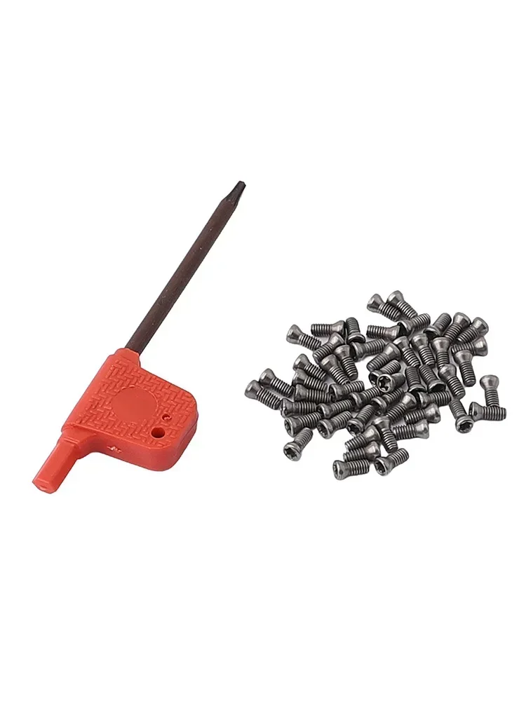 Carbide Inserts Turning Lathe Blade CNC Machine Torx Hexagon M2.5 X 6mm Power Tool Metal Processing Communication