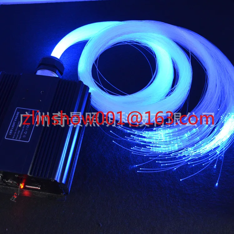 45W DMX512 indoor fiber optic light ceiling gypsy hotel KTV star top RGB LED light source