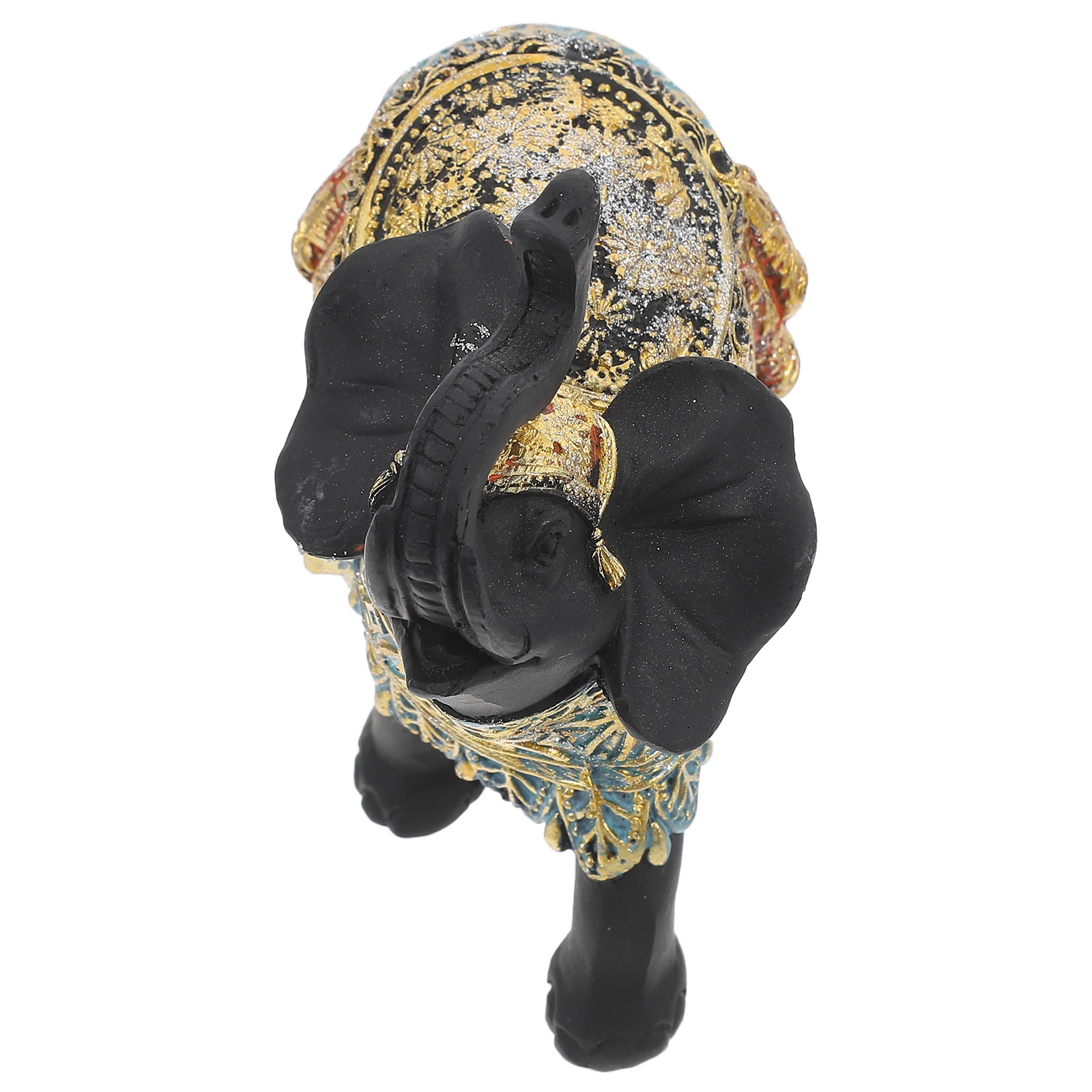 

1pc Resin Elephant Small Elephant Figurines Small For Desktop Garden Wedding Office Home Decoration Animal Sculpture Ornament