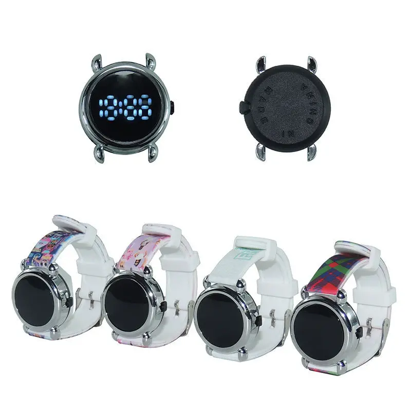 2024New นักเรียนนาฬิกาอิเล็กทรอนิกส์รูปแบบการ์ตูนของขวัญนาฬิกาโรงงานของขวัญนาฬิกาเด็กนาฬิกาเด็ก