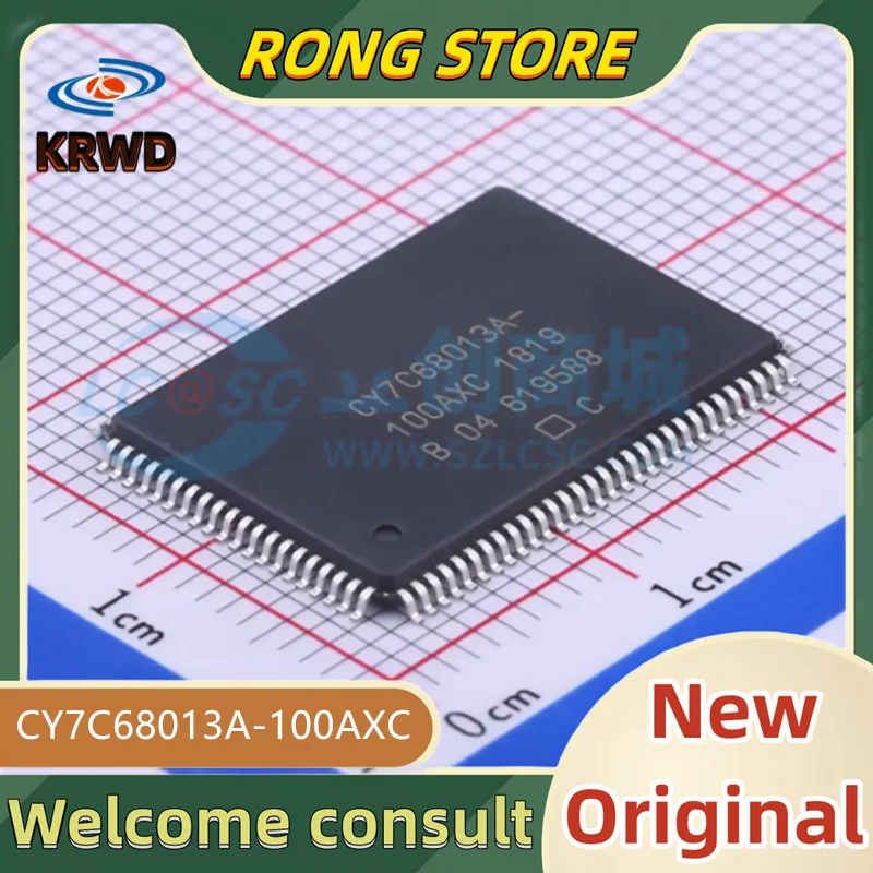 1PCS CY7C68013A-100AXC New and original CY7C68013A-100AXC CY7C68013A QFP100