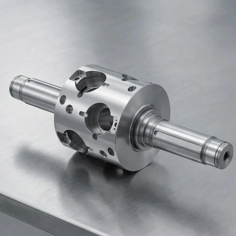 Factory High Precision Customized Chromed Stainless Steel Turning and Milling Processing CNC Machining Large Valve Core
