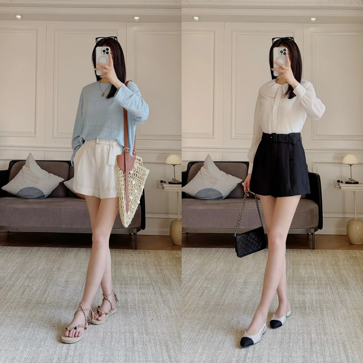 

mat A-Line Belted orts in Linen Blend with Standup Pencil Pleat Design Casual Pants for Women Spring Season Faion