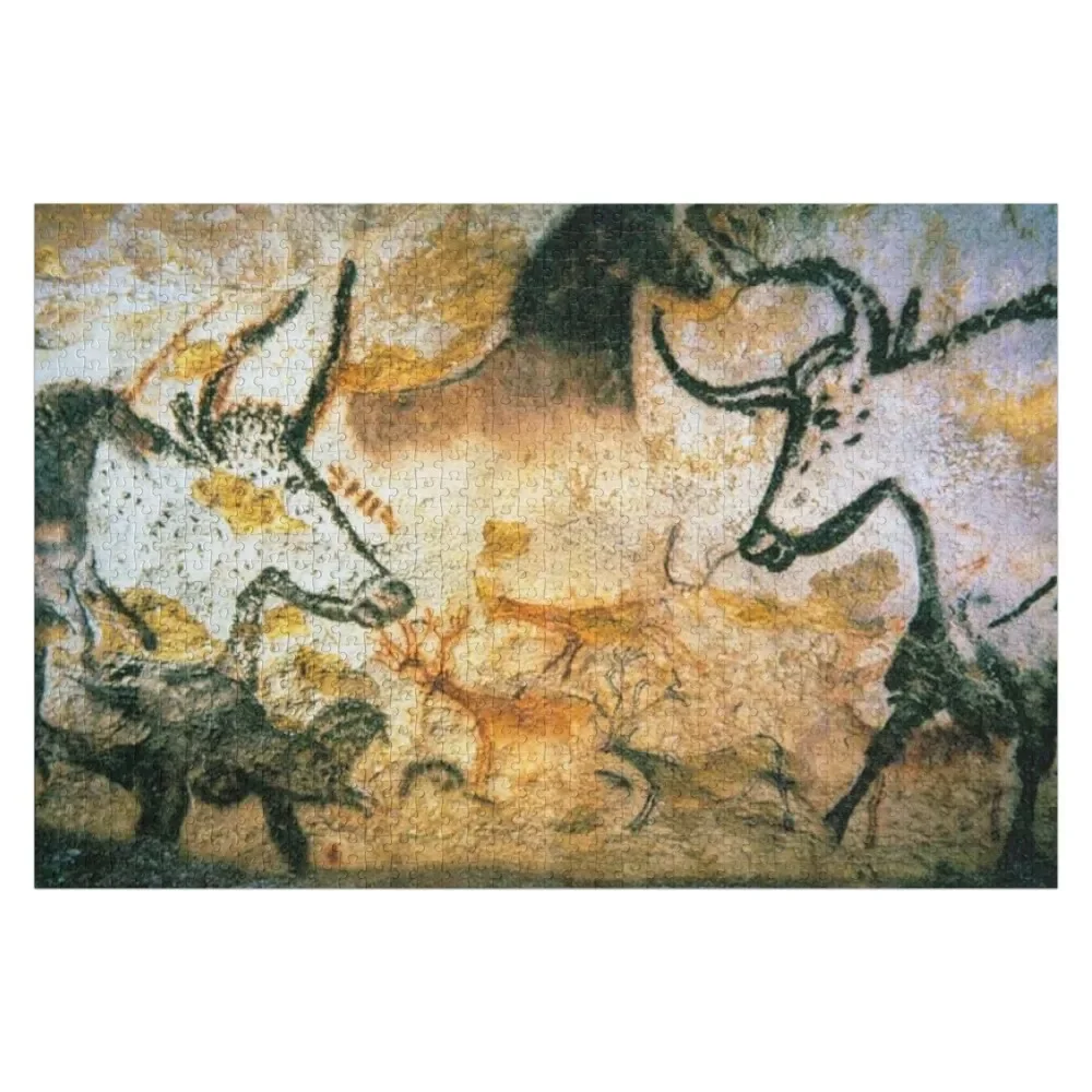 Paleolithic Lascaux Cave Paintings Jigsaw Puzzle Wooden Adults Christmas Gifts Puzzle