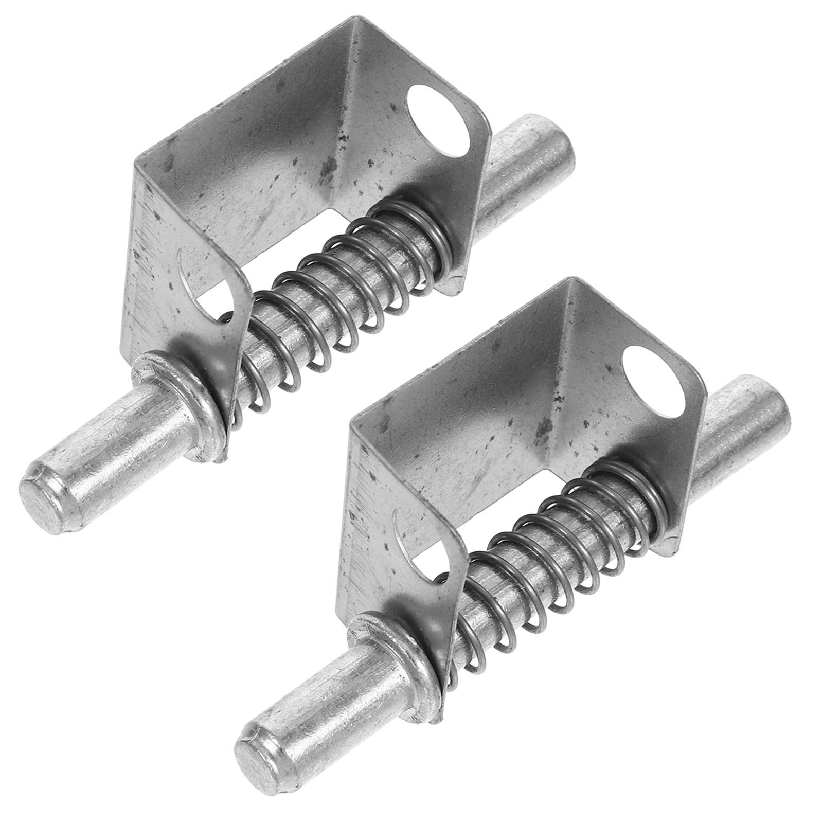 

2 Pcs Furniture Hinge Heavy Duty Door Flat Silver File Cabinet Replacement Hardware