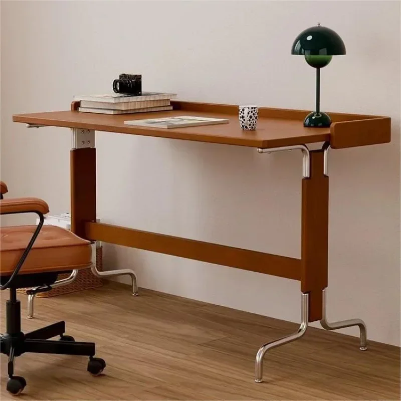 Medieval desk retro small apartment desk study desk Nordic simple home computer table study table