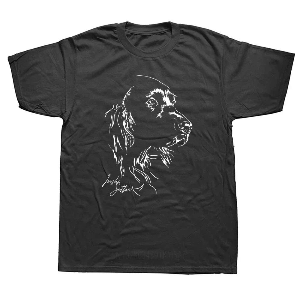 Funny Irish Setter T Shirts Graphic Cotton Streetwear Short Sleeve O-Neck Hip Hop Pet Circle of Trust My Dog Lover T-shirt Men