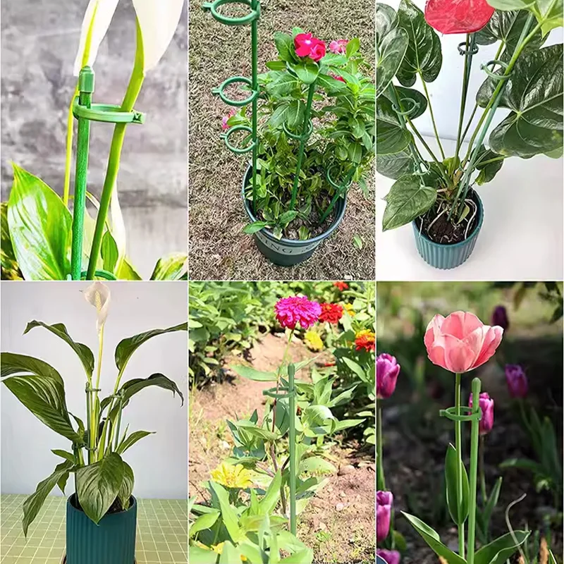 20/5 قطعة يدعم النبات قضيب مكافحة Lodging بين قوسين قابل للتعديل أصائص زرع تعريشة لحديقة حصص زهرة الخضار الكرمة السحلية