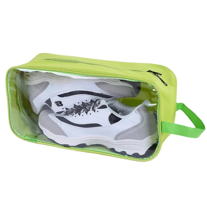 Travel-Size Shoe Storage Bag Dust-Proof Water-Resistant Shoe Organizer for Students Hand-Held Hanging Shoe Bags for Trips
