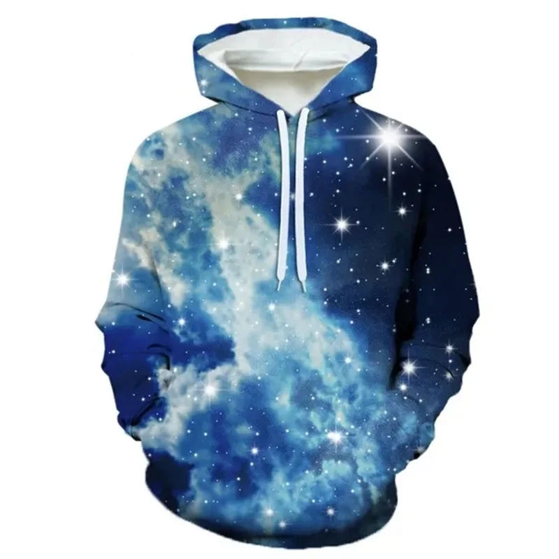 

New 3D Galaxy Space Printing Popular Sweatshirt Four Seasons Men's And Women's Kids Fashion Y2K Original Ceded Street Hoodie