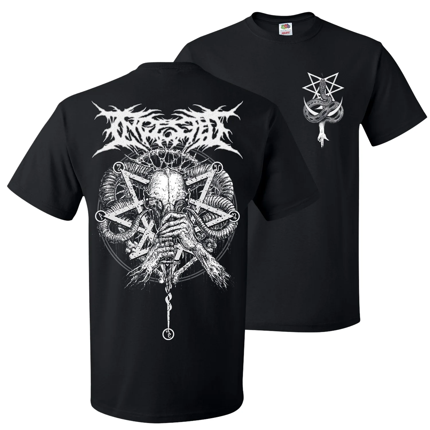 SLAM DEATHCORE INGESTED Tshirt Black Metal Band T-Shirt Mens Cotton T Shirt Harajuku Streetwear Tee Tops Clothing Unisex