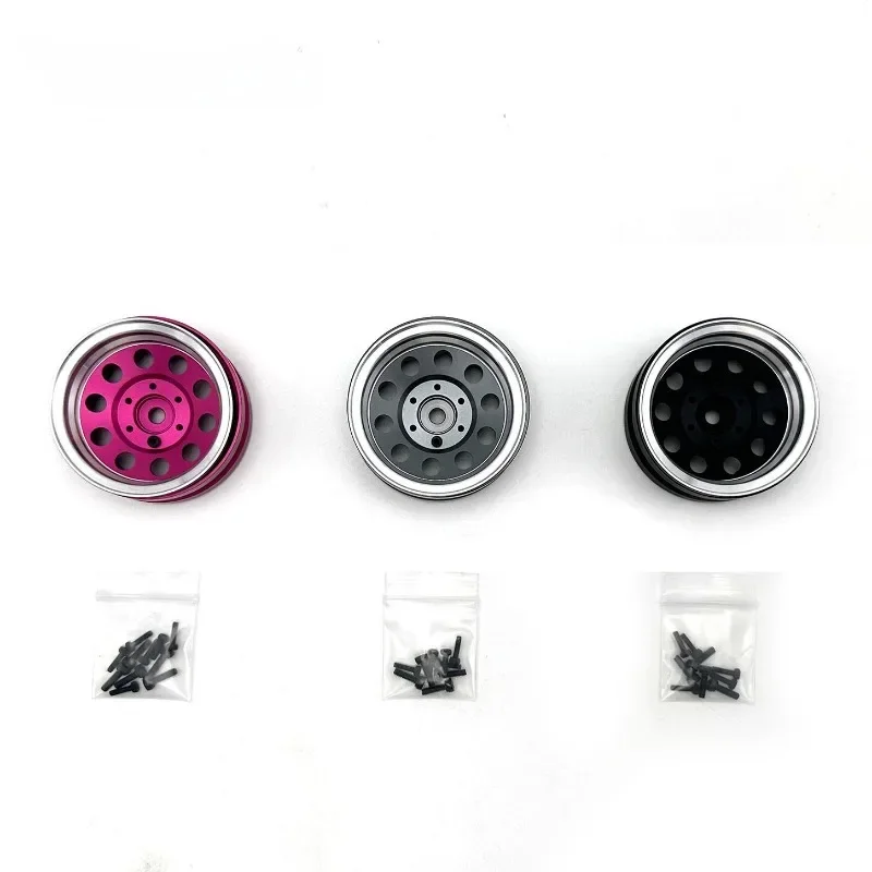 

1 Pair Metal 1.9 Negative Value Five-pointed Star Wheel Hub for 1/10 RC Crawler Car Traxxas Climbing Car Accessories