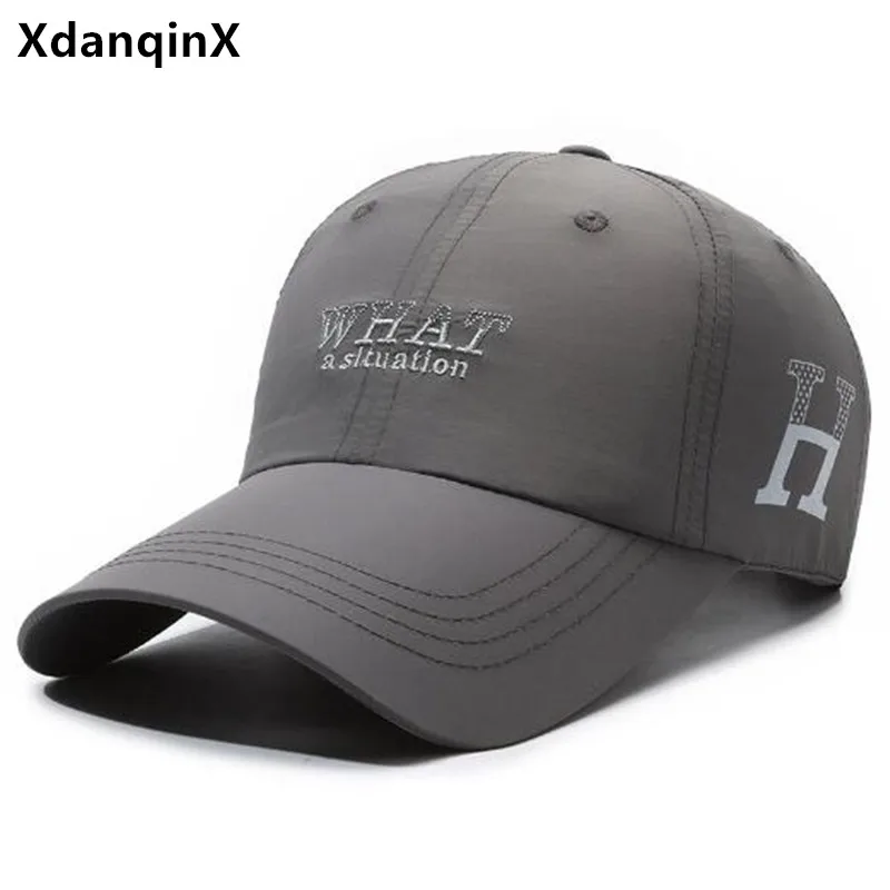 

New Summer Lightweight Thin Breathable Baseball Caps For Men Golf Cap Camping Fishing Cap Travel Hat Snapback Cap Women's Hats