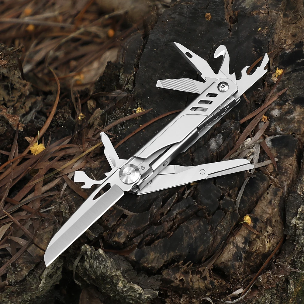 Multitool knife Outdoor tools Folding knife Pocket knife Camping Hiking equipment, scissors bottle for opener,Saw