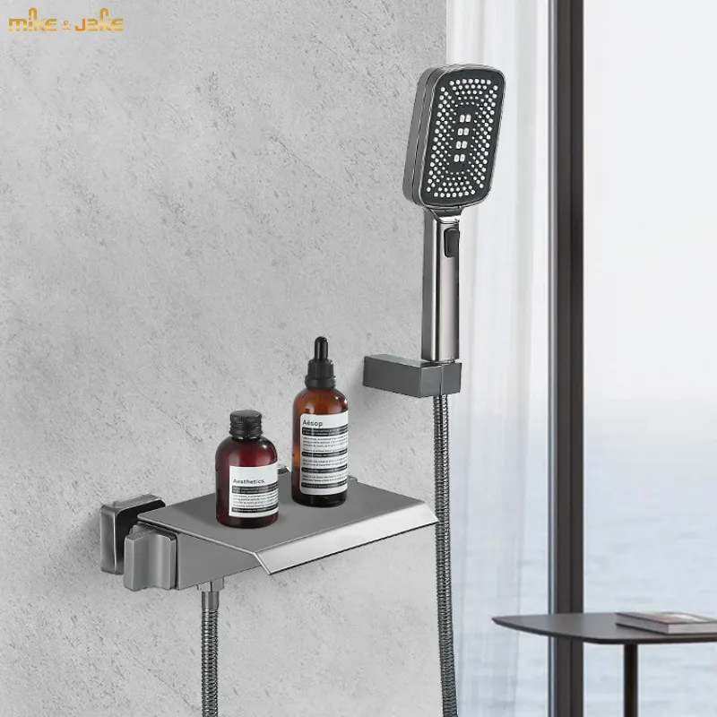 

Bathroom waterfall faucet bathroom hot and cold waterfall bath shower mixer Shower water mixer tap bathroom shower tap