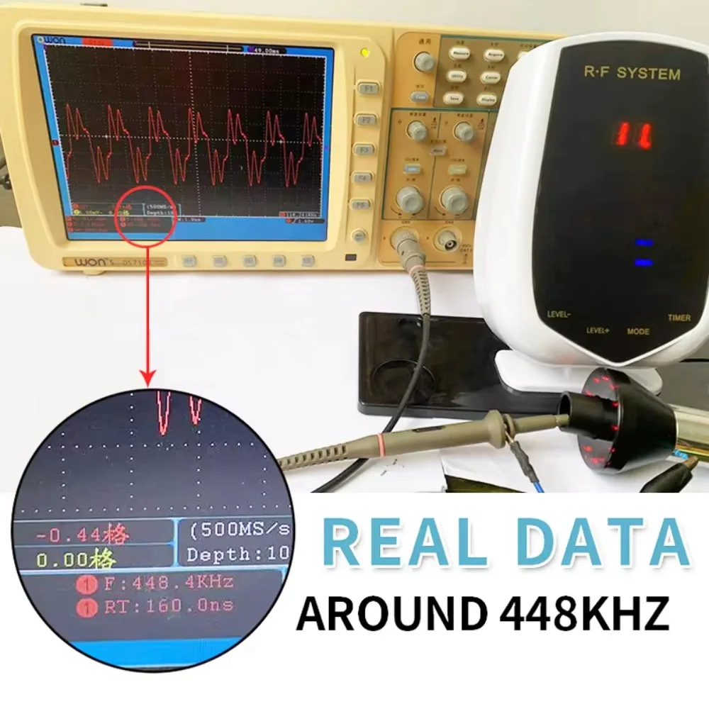 448K RF Skin Tightening Machine 3 Handles Anti Aging Face Body Radio Frequency Beauty Equipment