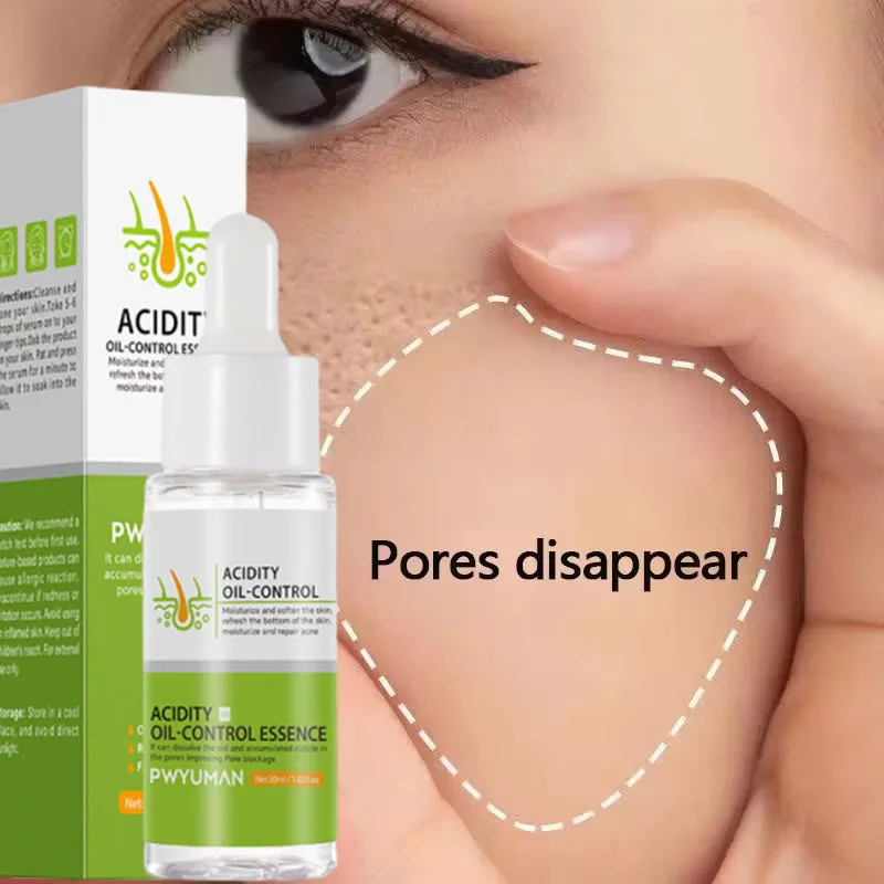 Salicylic Acid Pore Shrinking Serum Quick Elimination Large Pores Remove Blackhead Acne Tighten Smooth Skin Korean Care Product
