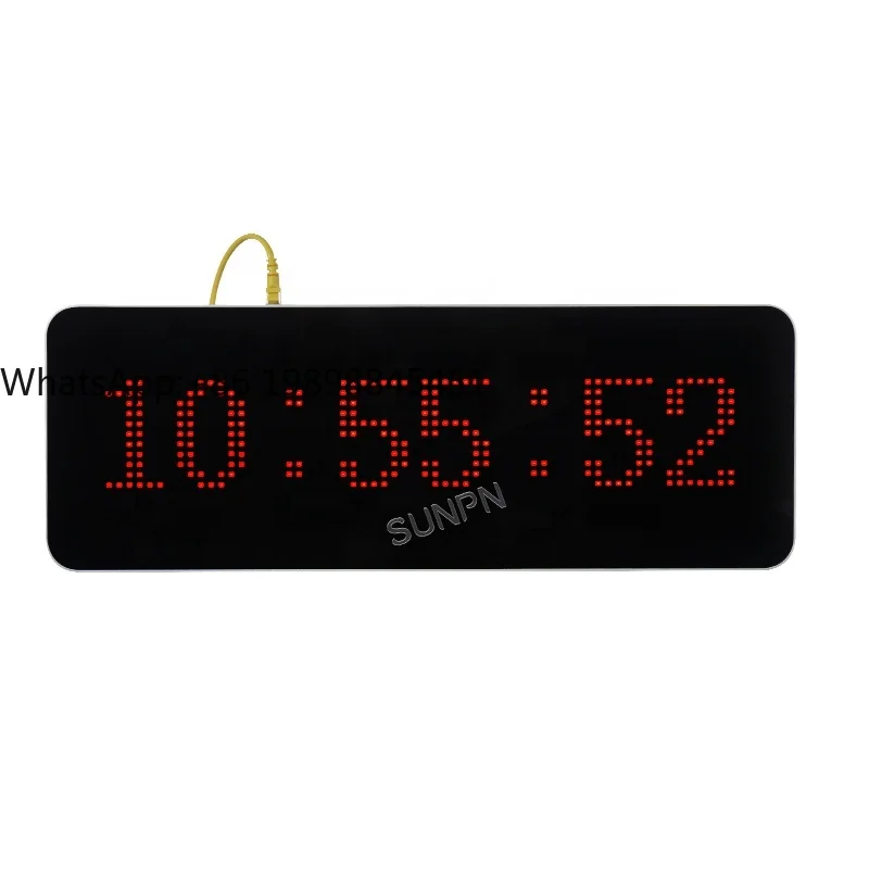 

Wall Mounted Electronic Digital Church Wall Clock NTP POE Clock Indoor for School Hospital Office Usage