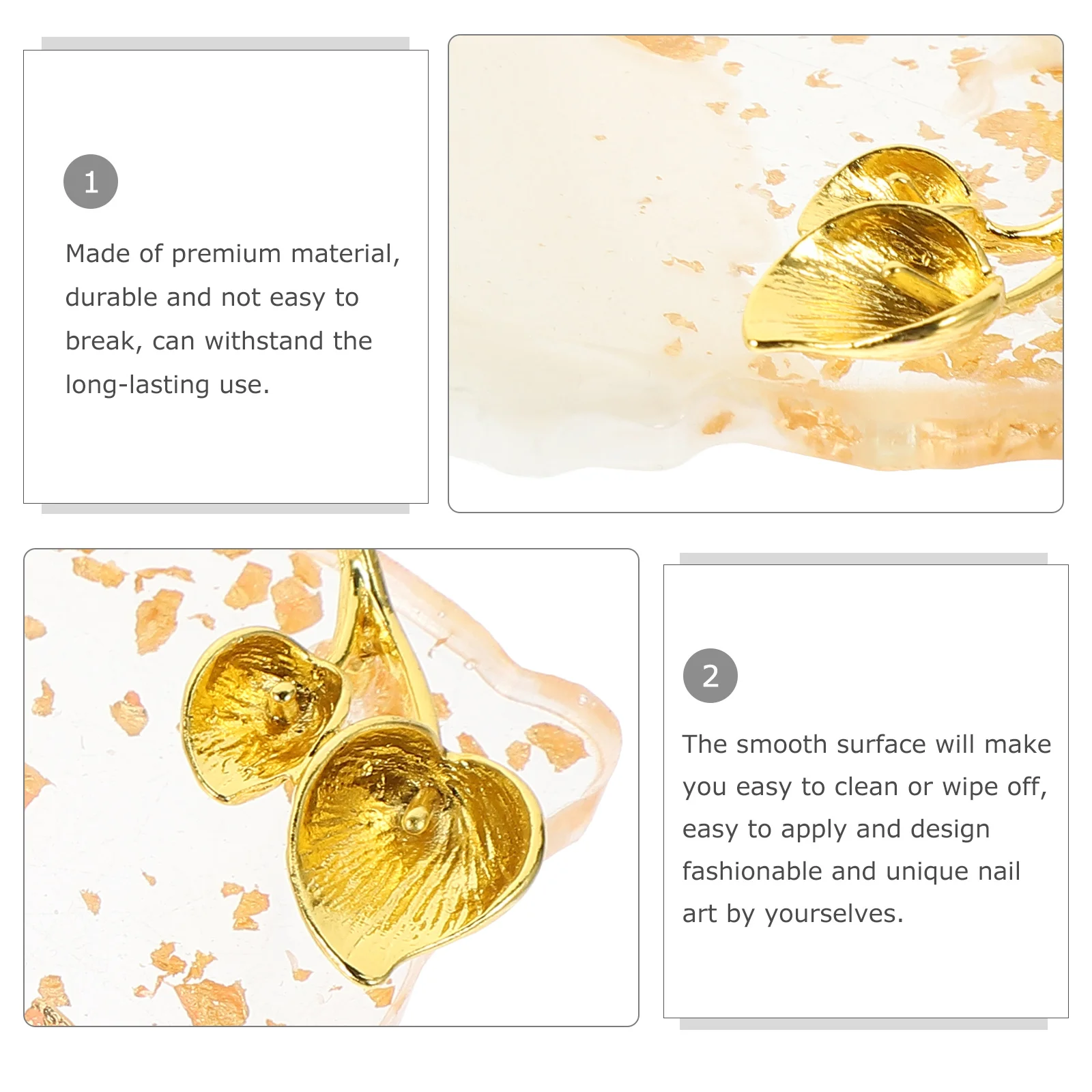 Anti-Slip Color Mixing Plate For Nail Art Blending Resin Gel Polish Tray Pigment Pallet Manicure Supply Nail Art Tools