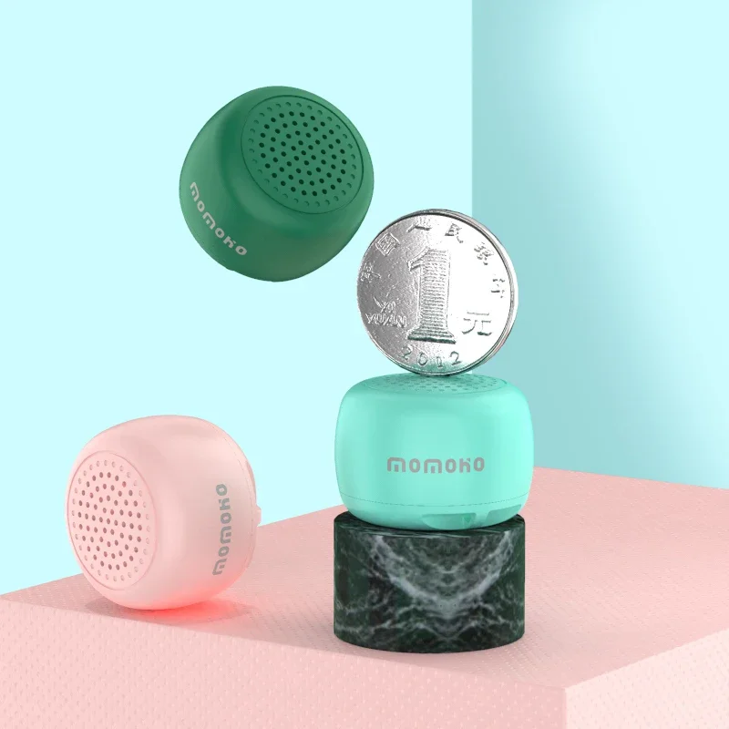 مكبر صوت بلوتوث لاسلكي صغير بصوت عالٍ، بث دفع صوتي للهاتف المحمول