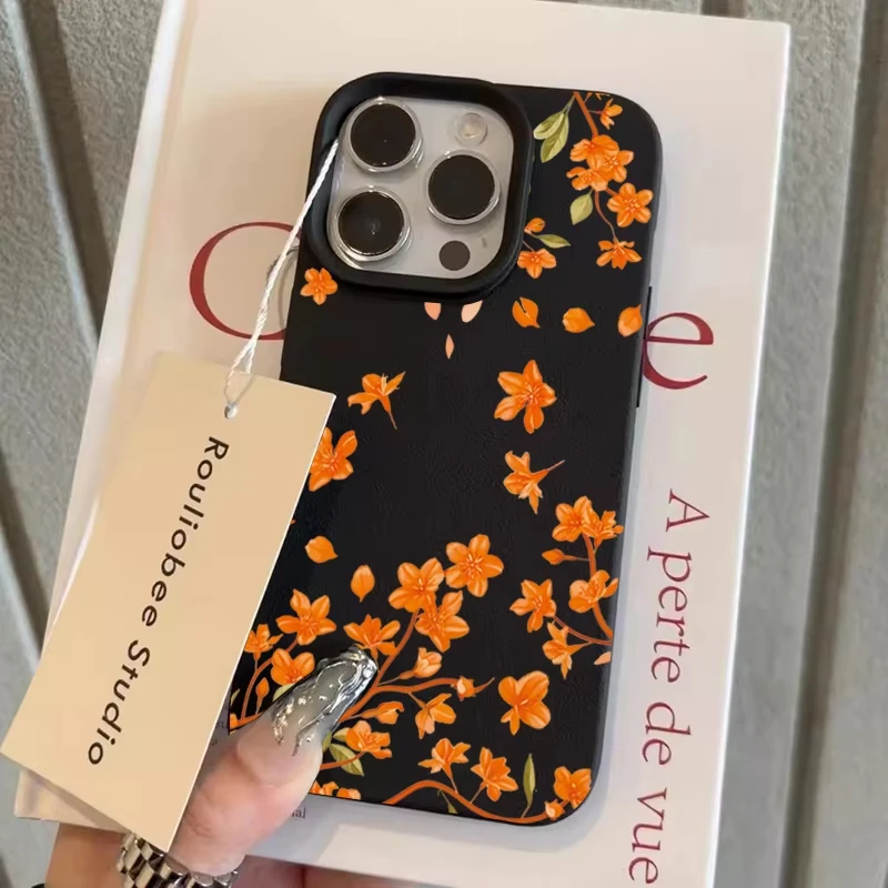 Orange Leaves Pinec… - image