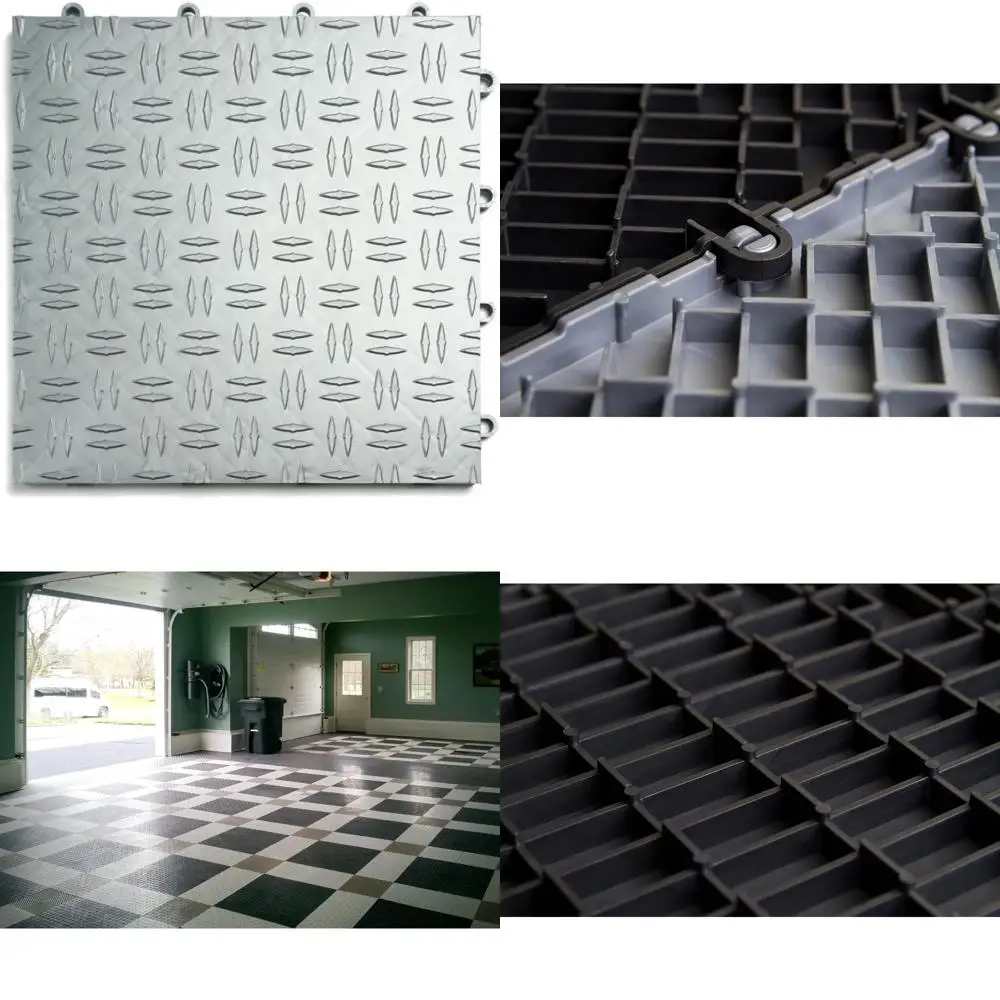 بلاط أرضية جراج كوبوليمر عالي التحمل غير قابل للانزلاق لسهولة التركيب والمتانة