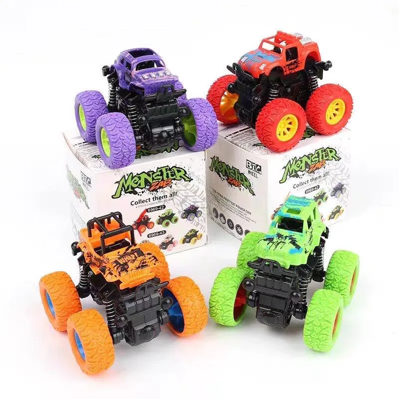 4WD Children\'s Toys Car Model Off-road Trucks Inertia Mini Models Stunt Cars 360 Flip Buggy Toys for Boys Kids From 3 To 5 Years