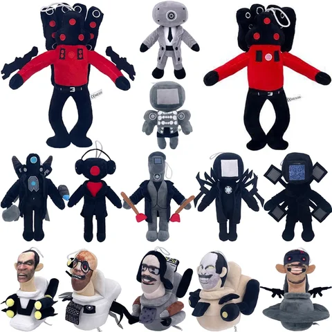 Skibidi Plush Toy Toilet Doll Children Adult Fans Birthday Gift Anime Peripheral Games Character Doll Plush Doll Anime