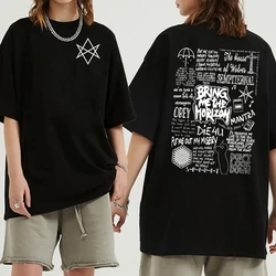 Bringen Sie mir das Horizont hemd mit Rockmusik hemd, bringen Sie mir den Horizont Merch O-Neck Kurzarm hemden Unisex