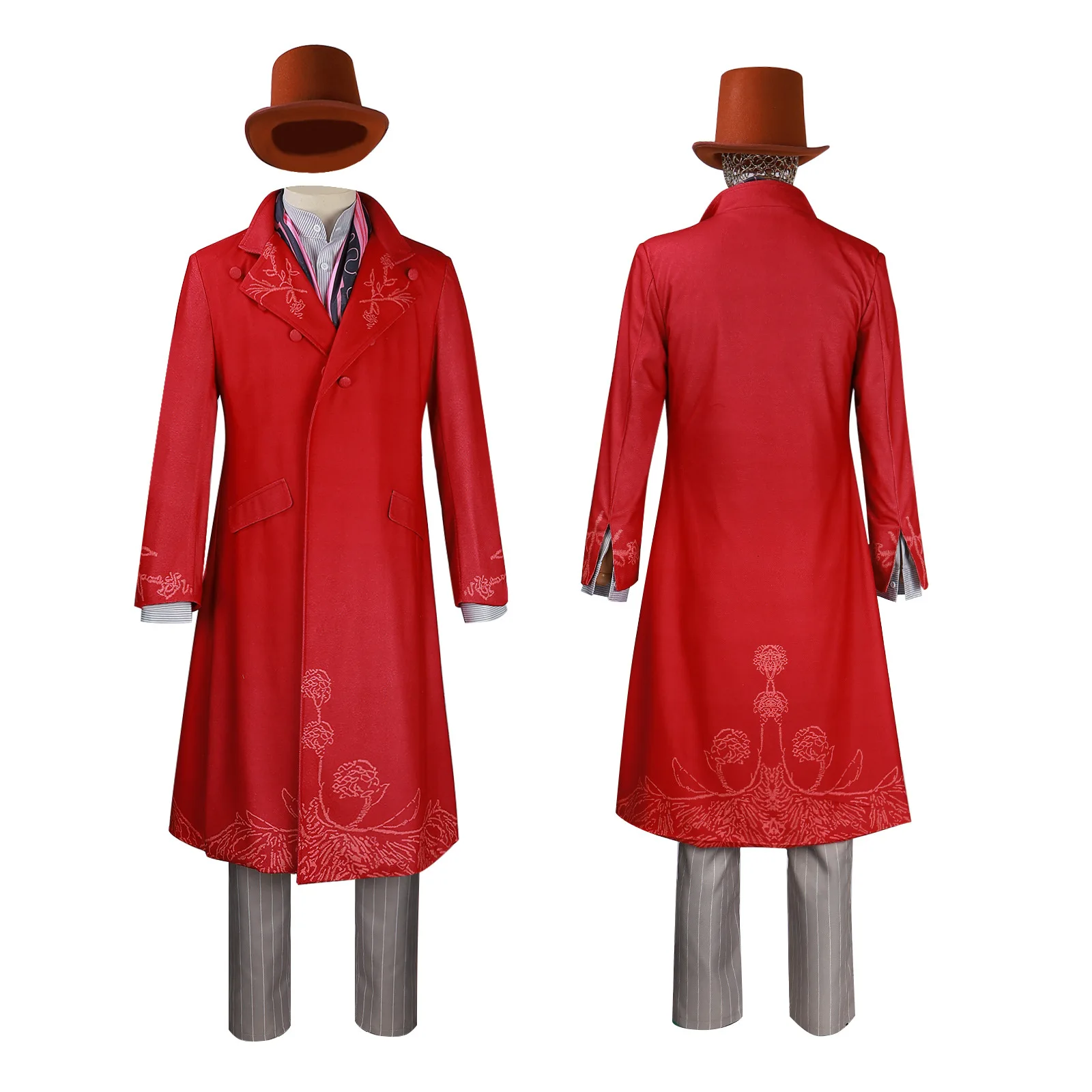 

Charlie And The Chocolate Factory Willy Wonka Cosplay Costume, Movie Character Role Play Costume