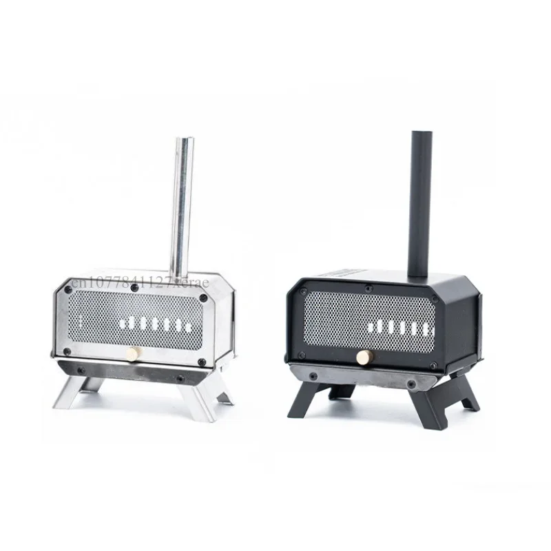 

Mini Stainless Steel Firewood Stove Outdoor Camping Folding Aromatherapy Stove Ultra Lightweight Portable Desktop Firewood Stove