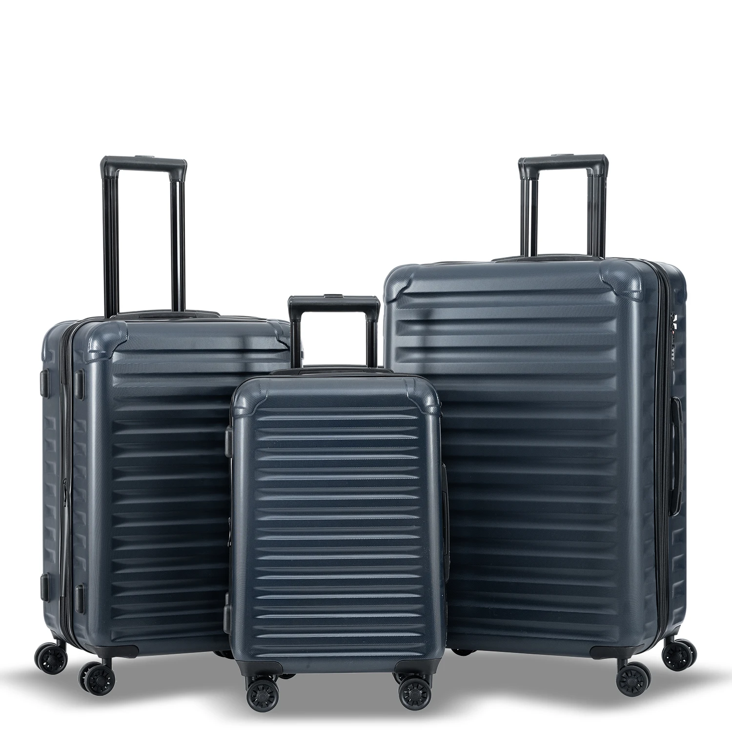 ZHUISHU Luggage Sets New Model Expandable ABS+PC 3 Piece Sets with Spinner Wheels Lightweight TSA Lock