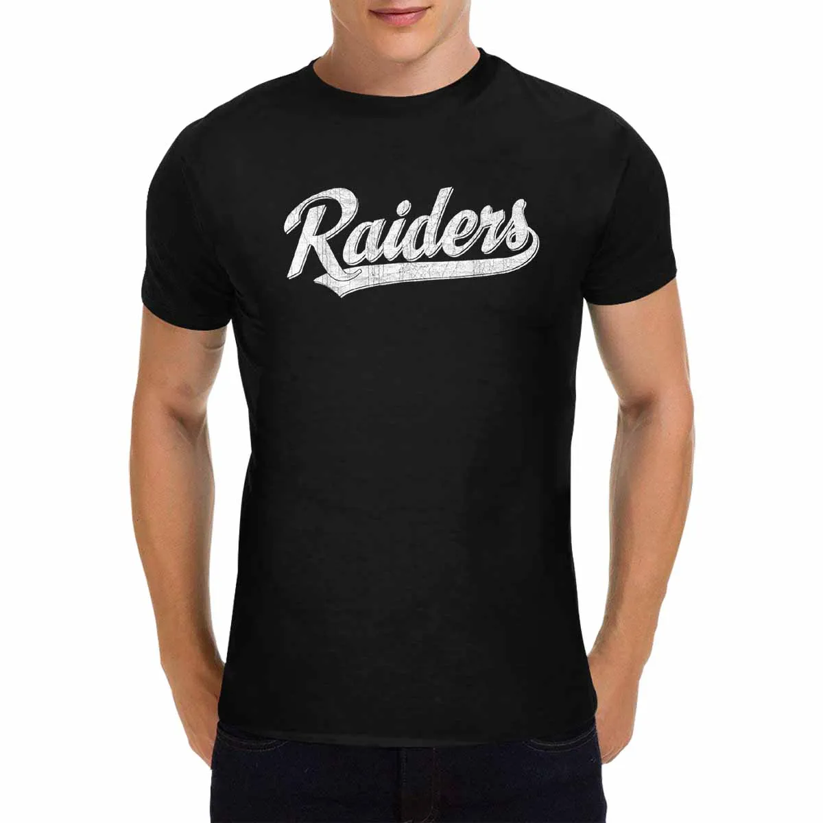 

Men's T-Shirt - Black Message Streetwear Tee, 100% Cotton Regular Fit Short Sleeve Round Neck Casual Top for Adults, All-Season
