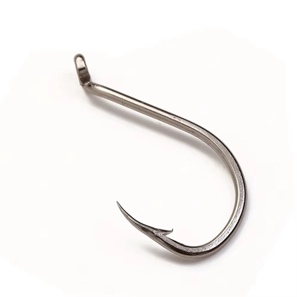 NGB Hand Fishing Hooks Barbed Fishhook With Ring 100pcs/lot Lure High Carbon Steel Hooks Carp Fishing Accessories Pesca