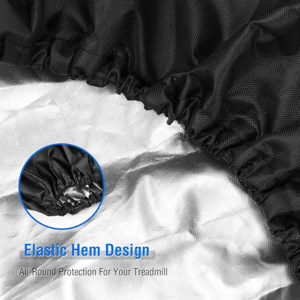 Foldable Dustproof Cover for Under Desk Treadmill Oxford Cloth Resists Pet Hair and Spills Ideal for Home Office Use
