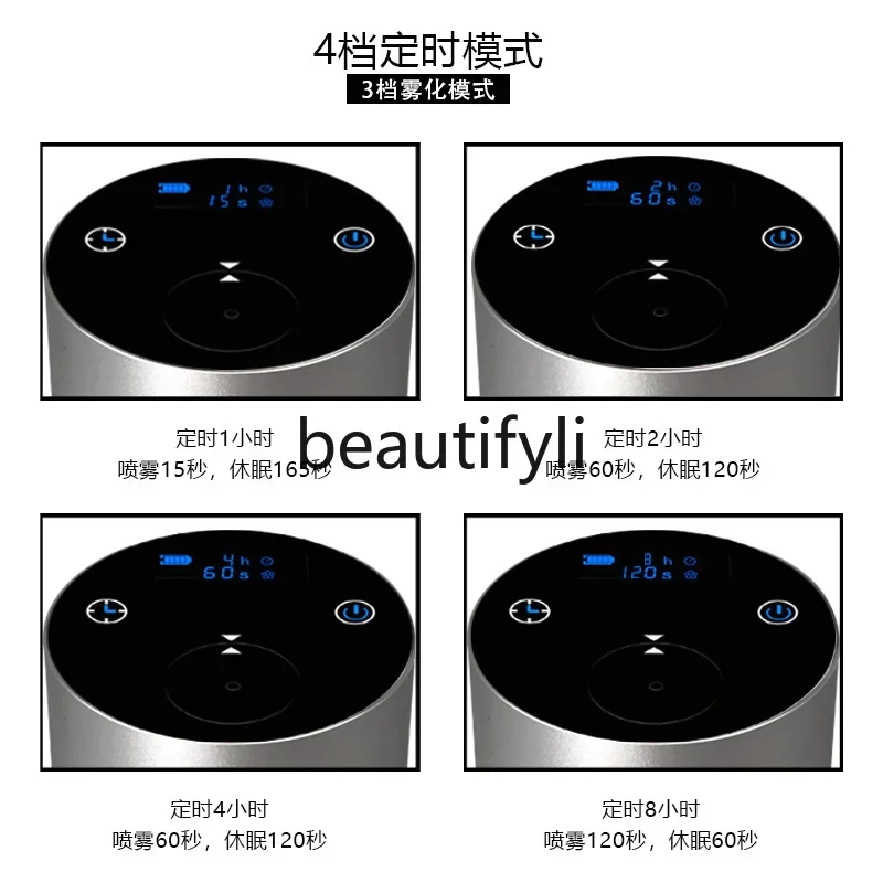 เครื่องพ่นน้ำหอมรถยนต์เครื่องพ่นน้ำหอมเครื่องกระจายกลิ่นหอมของใช้ในครัวเรือนกลางแจ้งขนาดเล็กน้ำมันหอมระเหยปราศจากน้ำ