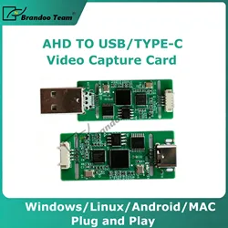 Ahd Naar Usb Capture Analoog Signaal Naar Digitale Usb Camera Module Ahd Naar Type-C Module Uvc Gratis Drive Voor Android Gratis Plug And Play