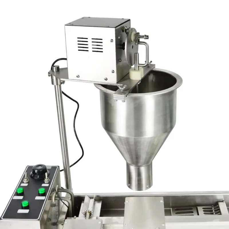 حار بيع سعر آلة دونات التجارية التلقائي الكهربائية صانع قلي الدونات الصغيرة للبيع