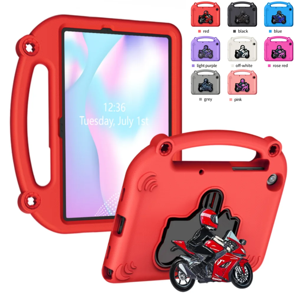 

Kids Case for Samsung Galaxy Tab A11Plus 11 A9Plus 11 inch A11+ A9+ SM-X230 X210 EVA Tablet Cover with Stylish Motorcycle Stand