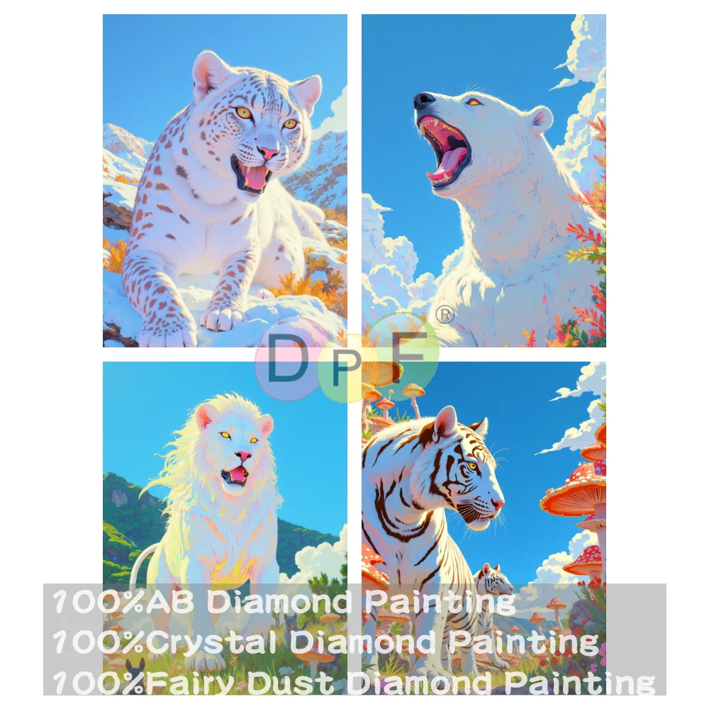 

DPF 100% Full Fairy Dust Drill Crystal AB Diamond Painting Fluorescent Concept Art Embroidery Art Home Decor Crafts Gift