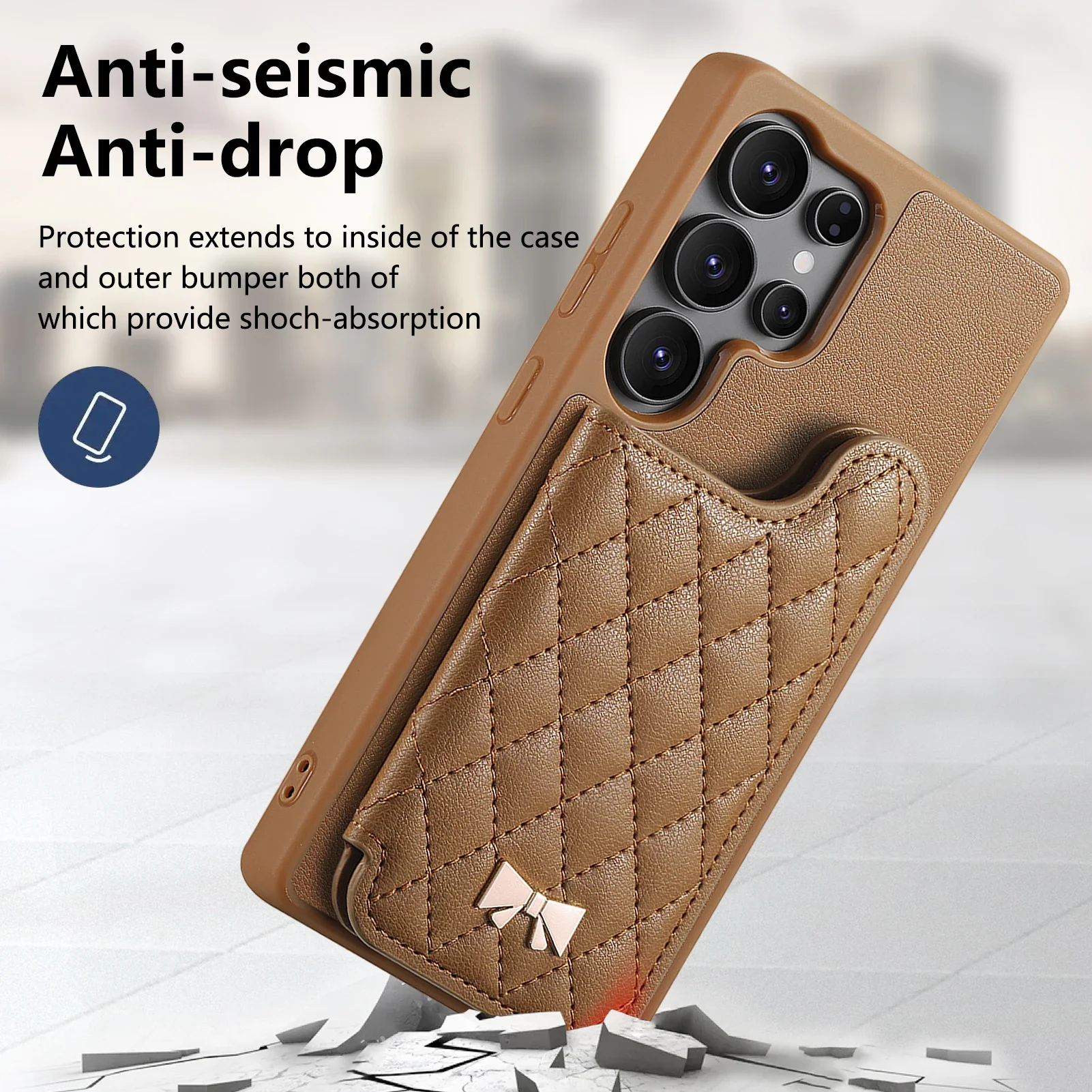 Flip Leather Wallet Card Slot - Samsung Galaxy S24 ulasan dan harga