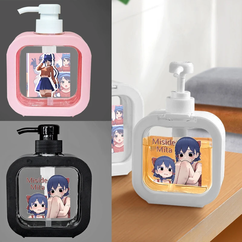 

300ml Miside Mita Plastic Portable Spray Bottle Empty Perfume Container Push Down Empty Pump Dispenser Bottle Refillable Bottles